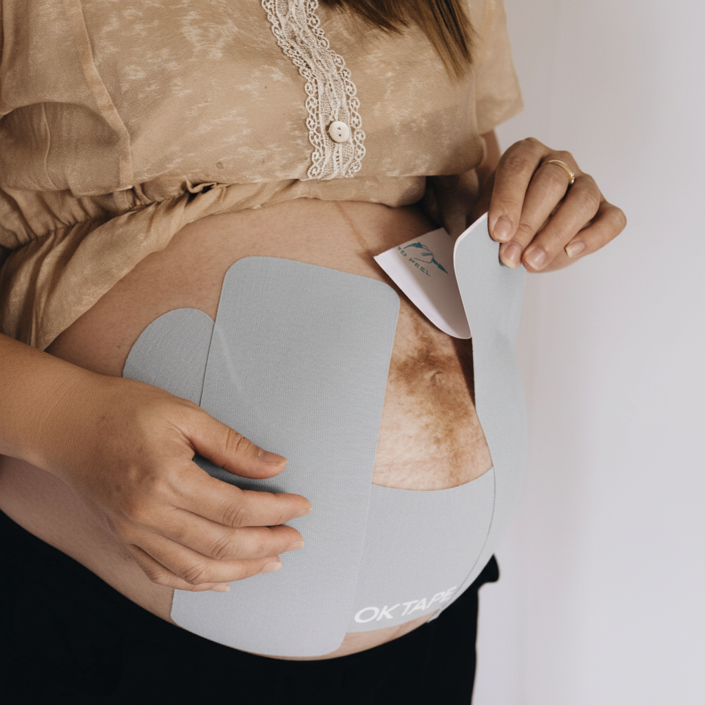 Bauch tapen in Schwangerschaft | Kinesio Tape | Mommy Tape | Symphyse