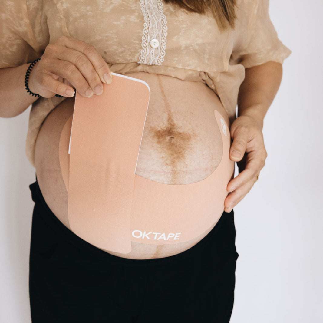 Bauch tapen in Schwangerschaft | Kinesio Tape | Mommy Tape | Symphyse