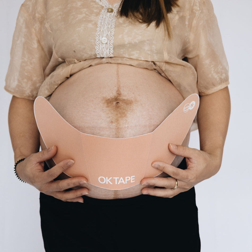 Bauch tapen in Schwangerschaft | Kinesio Tape | Mommy Tape | Symphyse