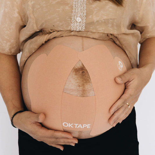 Bauch tapen in Schwangerschaft | Kinesio Tape | Mommy Tape | Symphyse