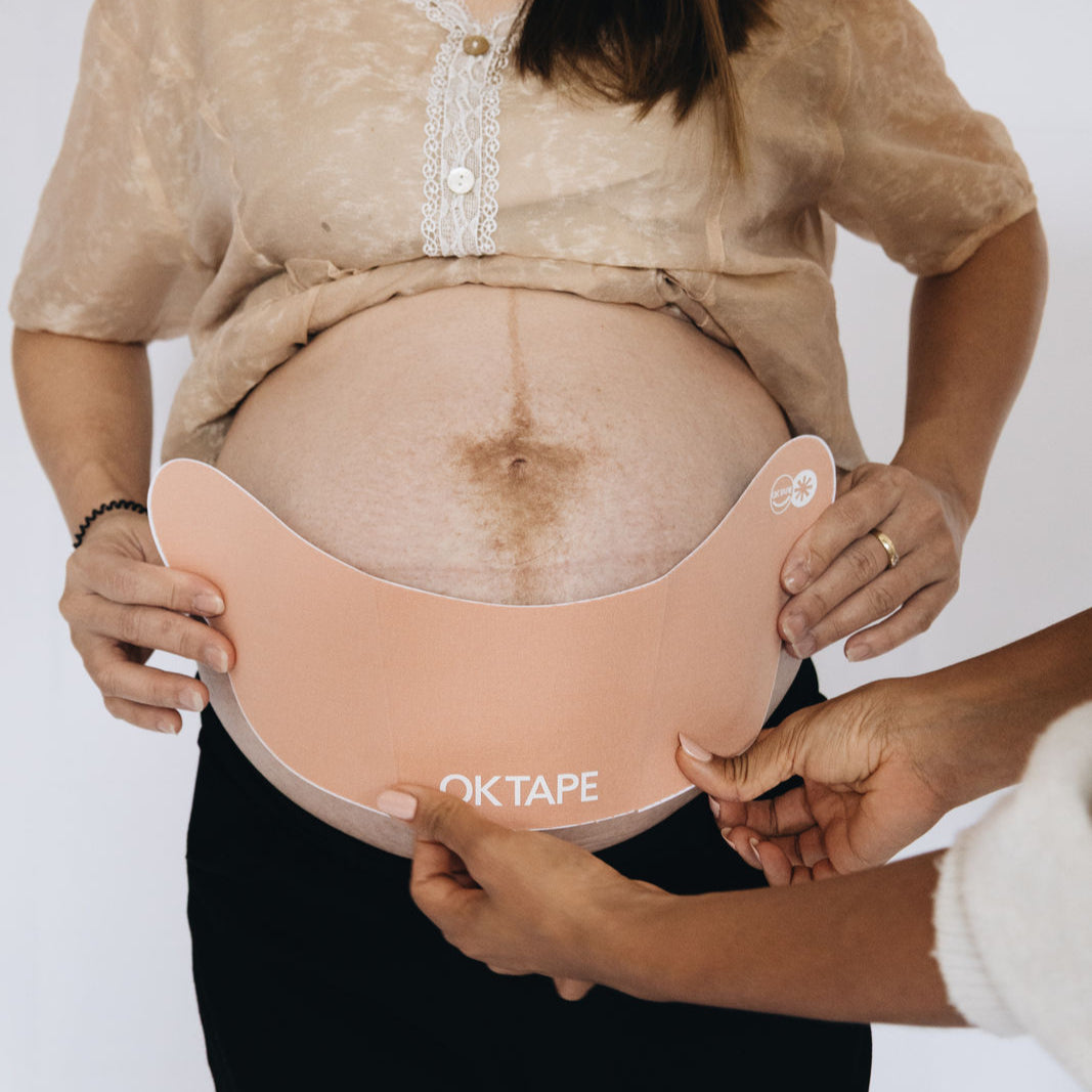 Bauch tapen in Schwangerschaft | Kinesio Tape | Mommy Tape | Symphyse