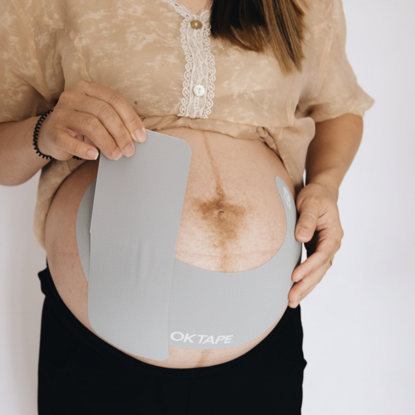 Bauch tapen in Schwangerschaft | Kinesio Tape | Mommy Tape | Symphyse
