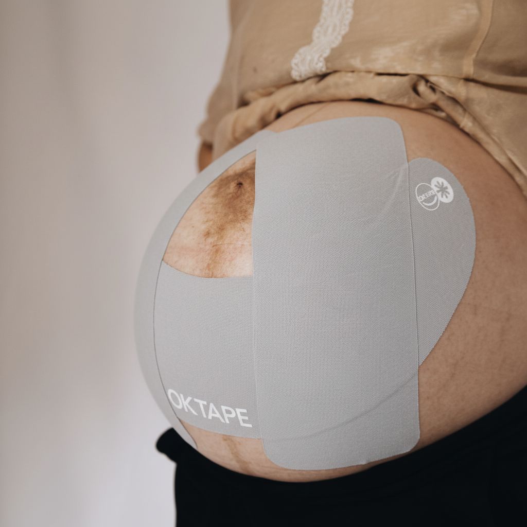 Bauch tapen in Schwangerschaft | Kinesio Tape | Mommy Tape | Symphyse